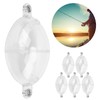 Pack of 5pcs Plastic Fishing Bubble Floats, Sea Coarse Surface