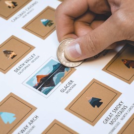 Mappinners The National Parks Scratch Off Travel Print 16x20