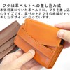 Leather FACTORY Leather Craftsman Governor Card Case, Large Capacity, Men's,