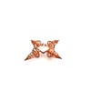 Exquisite Copper Coil Crystal Quartz Pyramid Energy Generator 4 Points