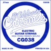 D'Addario .038 Flat Wound Single String for Electric Guitar