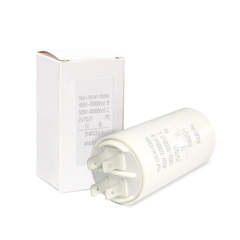 10µF 450V AMP Capacitor Motor Capacitor Starting Capacitor, CBB60 Plug