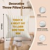 BILLAION Positive Affirmation Classroom Pillow Cover 18x18, Today is a