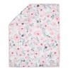 Bedtime Originals Blossom Pink Watercolor Floral 3-Piece Mini Crib Bedding