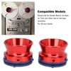 1 Pair NAB Hub Adapters Polished Aluminum Alloy Universal Loading