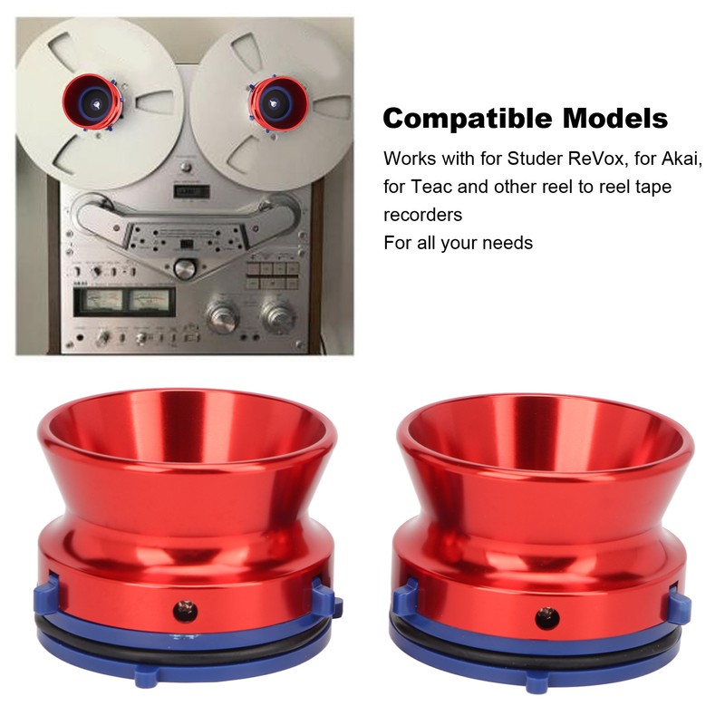 1 Pair NAB Hub Adapters Polished Aluminum Alloy Universal Loading