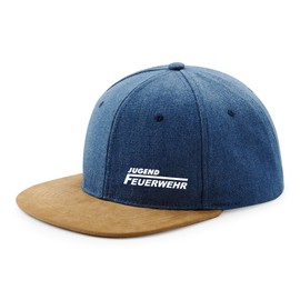 Huuraa Snapback Cap Jugend Feuerwehr Schriftzug Geschenk Denim Jugend Feuerwehr Präsent