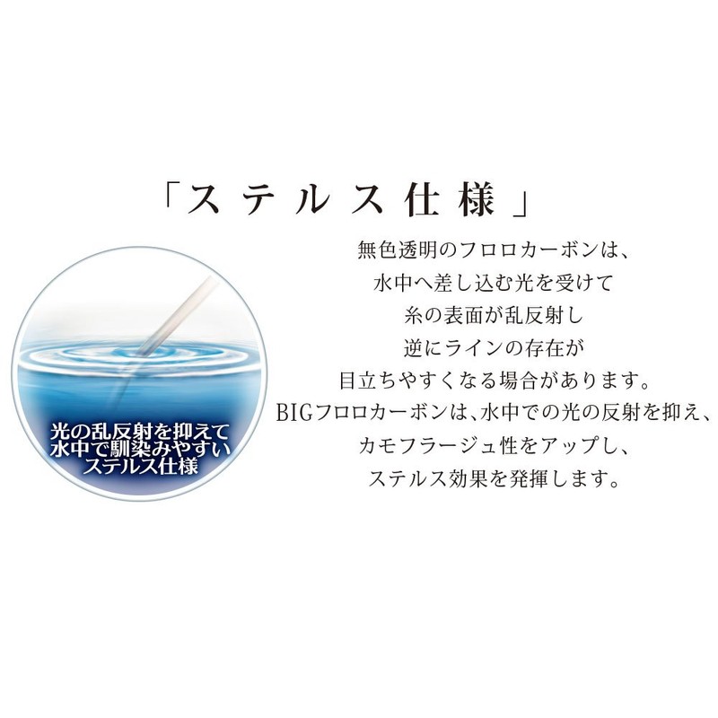 Duel Fluoroline BIG Fluorocarbon Fishing Line, Clear, No. 1 to