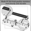 Youery Folding Handle, Pack of 4, Stainless Steel, 110 mm
