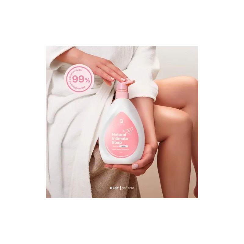 Jabón Íntimo Con Ingredientes Naturales 750 Ml. B Life