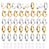 Gzingen Clip-on Earring Converters with Silicon Earring Pads, 40 Pieces
