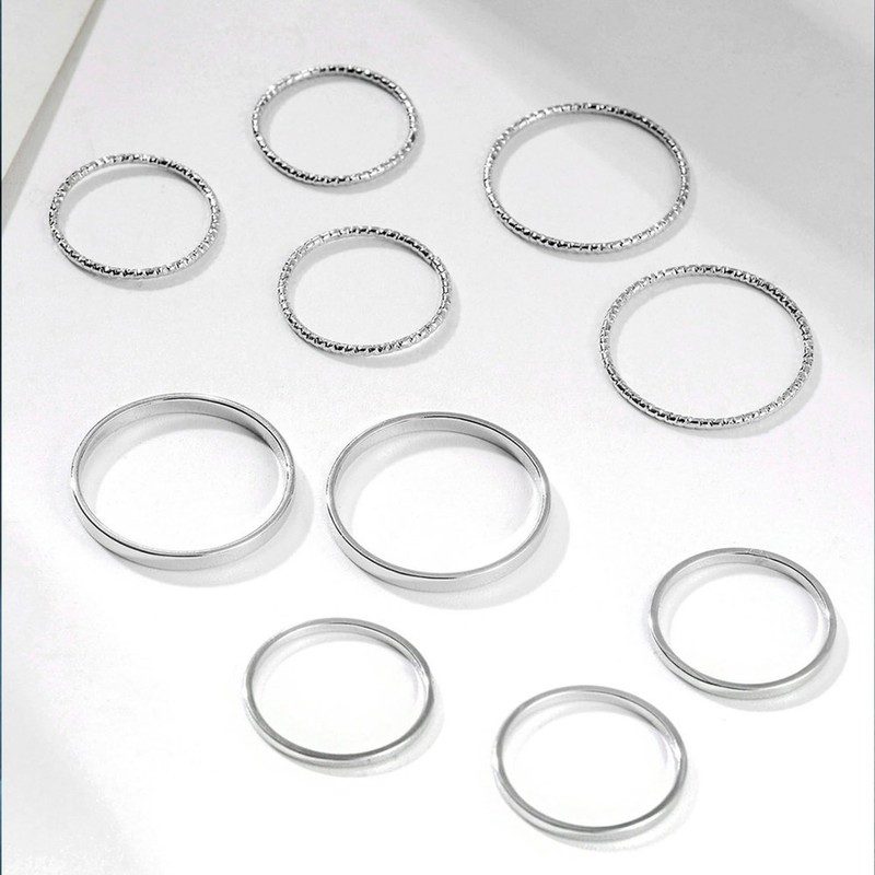 Gold Knuckle Rings Set for Women Trendy Stackable Rings Cute