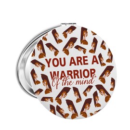 FAADBUK Odysseas Greek Mythology Gift Greek God Characters Makeup Mirror for Musical Fans Lovers (Warrior Mirror)