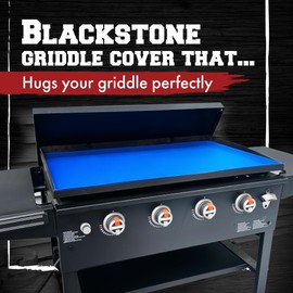 Kitchen perfection 36 Silicone Griddle Mat, 36 Inch Blackstone Griddle Cover – A Must Have Blackstone Griddle Accessories, Full Year Griddle Protection from Rust & Dirt - Heavy Duty & Food Grade