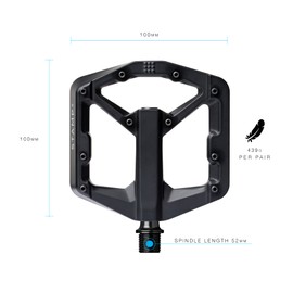 Crankbrothers Stamp-2 Pedals - Small, Black