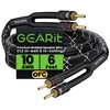 GEARit 10AWG Speaker Cable Wire with Gold-Plated Banana Tip Plugs