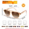 FEISEDY Polarized Aviator Sunglasses Women Men TR90 Acetate Frame Retro