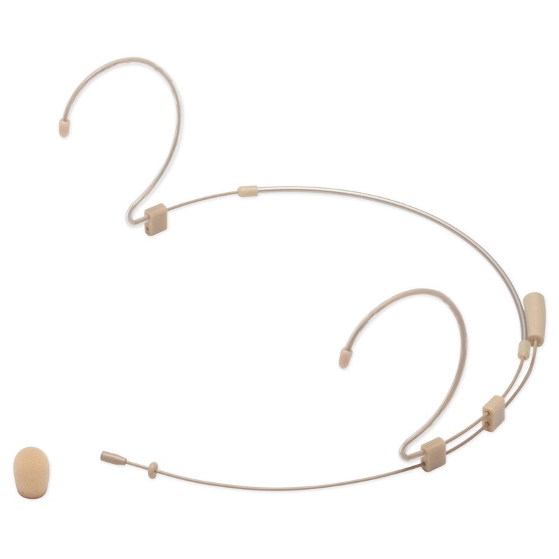 Samson DE50X Headset Microphone Mic w/4 Adapters, 2.5mm Capsule+Clip+Windscreens