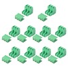 Zalizr 10 PCS 3-Pin PCB Screw Terminal Block Connectors, 5.08