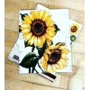 Handmade Sunflower Laminated Cover Set made for use with a