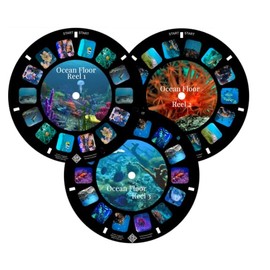 MayKo Ocean Floor Reels for Viewfinder, Compatible with Viewmaster Viewers. Set of 3 (Reels only)