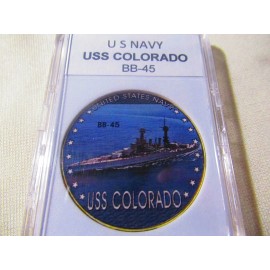 US NAVY - USS COLORADO / BB-45 Challenge Coin