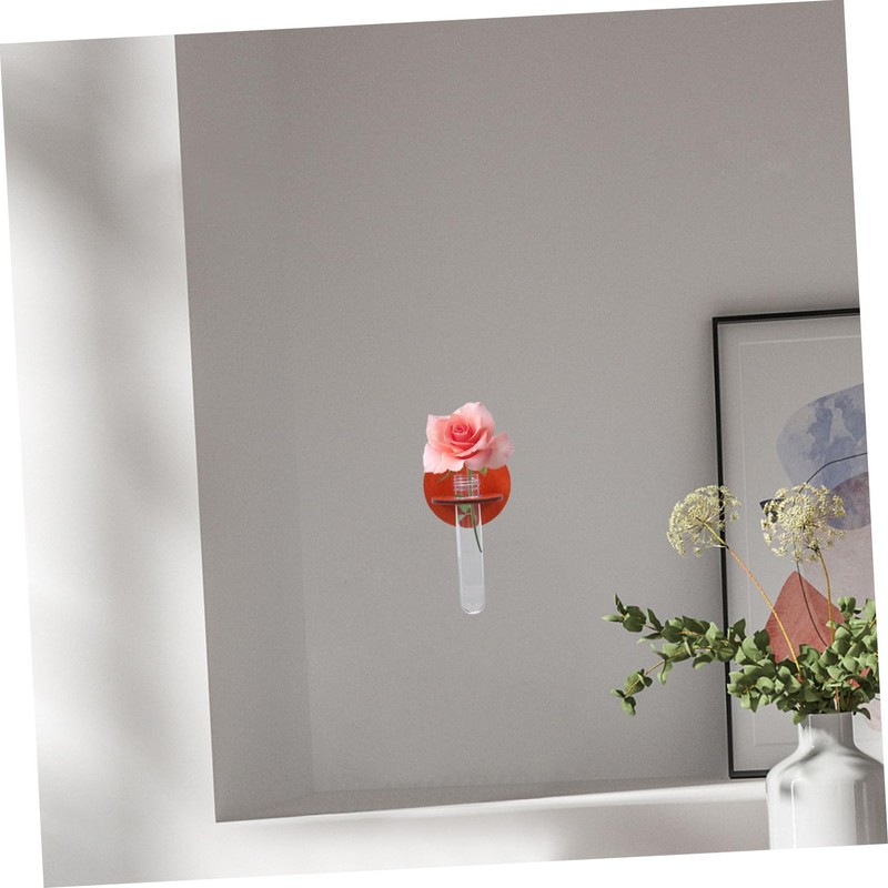 Mipcase Hanging Test Tube Propagation Station Wooden Wall Planter for