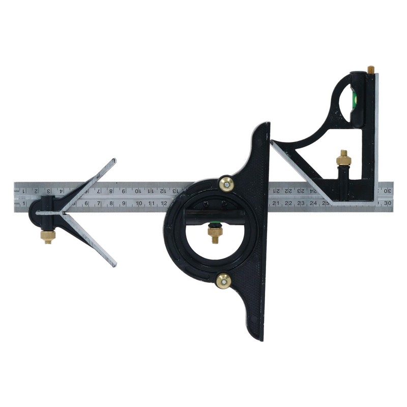12" Combination Square + Centre & Protector Head TE167