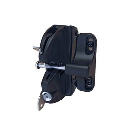 Alberts 323141 Garden Gate Latch | Screw-On | Fibreglass Reinforced Nylon with Stainless Steel Core | Black
