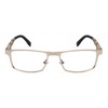 Calabria 5961 Metal Spring Camouflage 53mm Designer Reading Glasses Silver