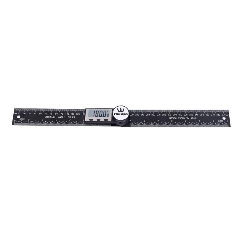 TOPWAY Digital Angle Finder 8 Inch 200mm, 0-360° Electronic Inclinometer