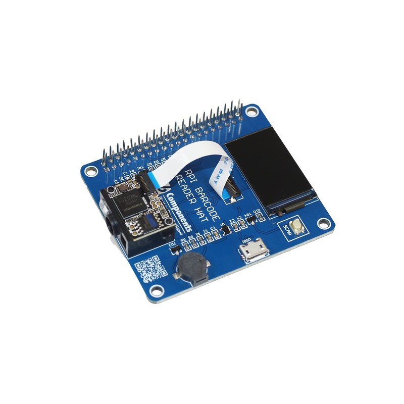sb components barcode scanner board HAT for Raspberry Pi 1D/2D