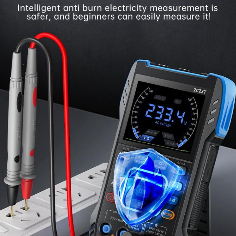 Oscilloscope Multimeter Waveform Generator 3 in 1 Handheld Digital Signal
