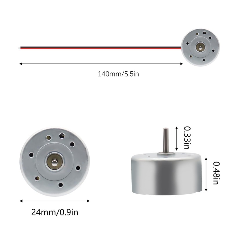 AYWHP 6 x Mini Electric Motor DC Motor 3 V