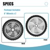 Sutmorly 734-04581 8" Lawn Mower Wheels Replacement for MTD 634-0190(A),