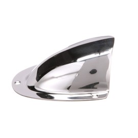 Seachoice Clam Shell Vent, 3-3/4 in. X 3-3/4 in., Stainless Steel