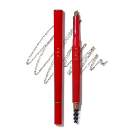 Espoir The Brow Easy Shaping Pencil # Light Taupe | Elaborately designed Leaf-shaped Eyebrow Pencil Tip for Quick and Easy to draw fine lines | Longlasting sharp tip and natural color