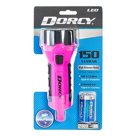 Dorcy 41-2510 Linterna LED flotante y resistente al agua con mosquetón, 32 lúmenes, acabado amarillo Rosado 0.45|pounds