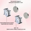 10 Pairs Magnetic Earrings for Men, YRYUNRUI Stainless Steel CZ
