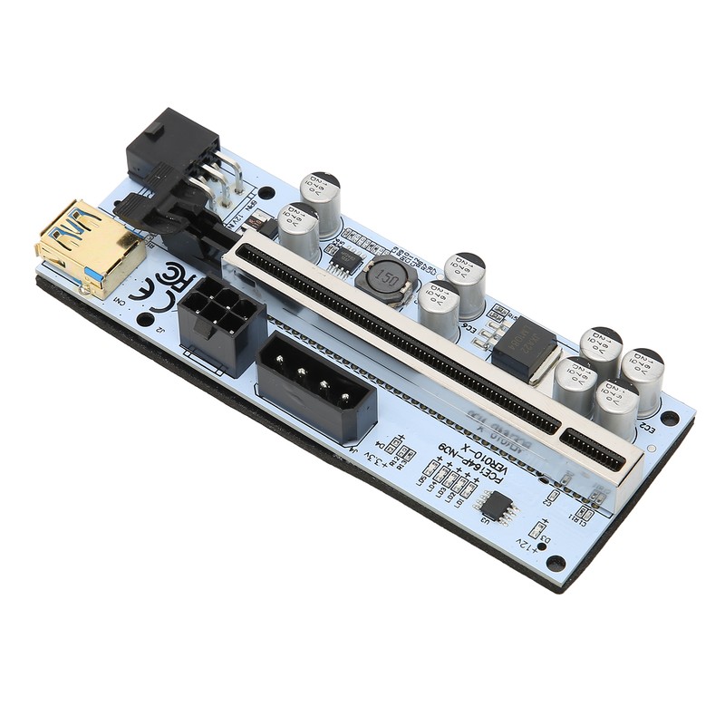 PCIE Riser Card 8 Firm Capacitors Strong Anti Interference GPU