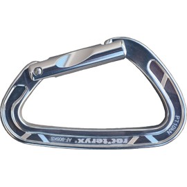 Loc'Teryx RTAF905KS Climbing Climbing Carabiner Nose Free Light Silver (SLV)