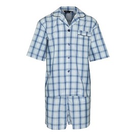 Champion Mens Summer Cotton Short Pyjamas Sleepwear Nightwear 3156 (Sky) 6XL