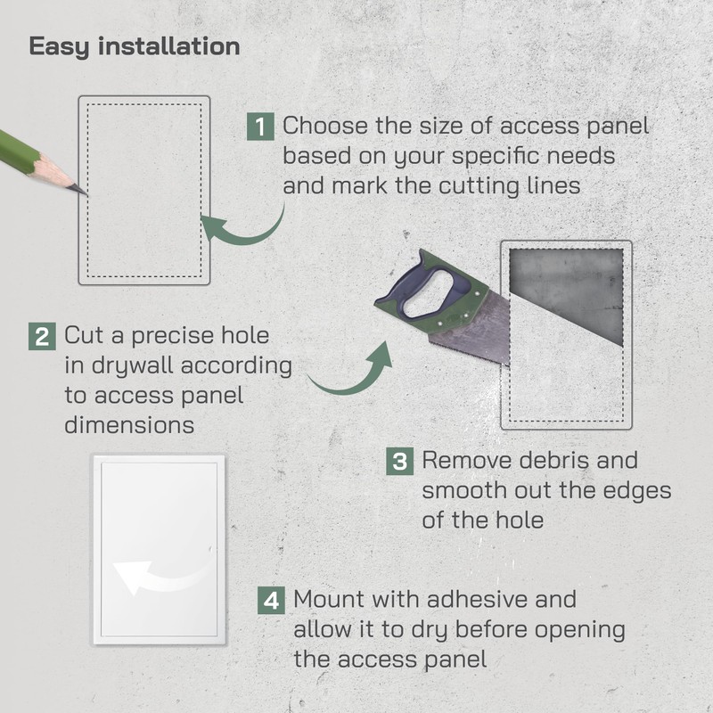 Vent Systems Access Panel for Drywall 16 x 24 Inch
