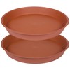 Bleuhome 2 Pack of 8 inch Plant Saucer, Bird Bath
