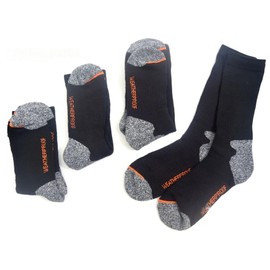Weatherproof Thermal Cushioned Outdoor Socks, Black(6-11)