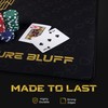 Pure Bluff Poker Mat for Table - Premium Smooth, Non-Slip