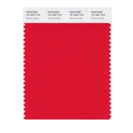PANTONE Smart 18-1662X Color Swatch Card, Flame Scarlet