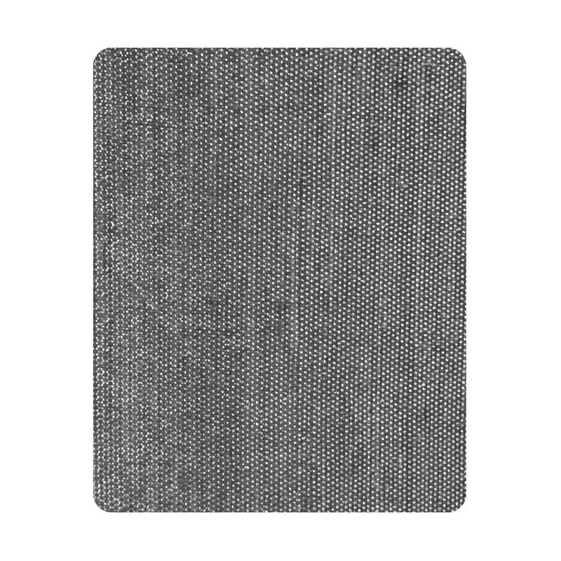 16x16x9 Granite Gray Burlap Hardback Drum Lampshade