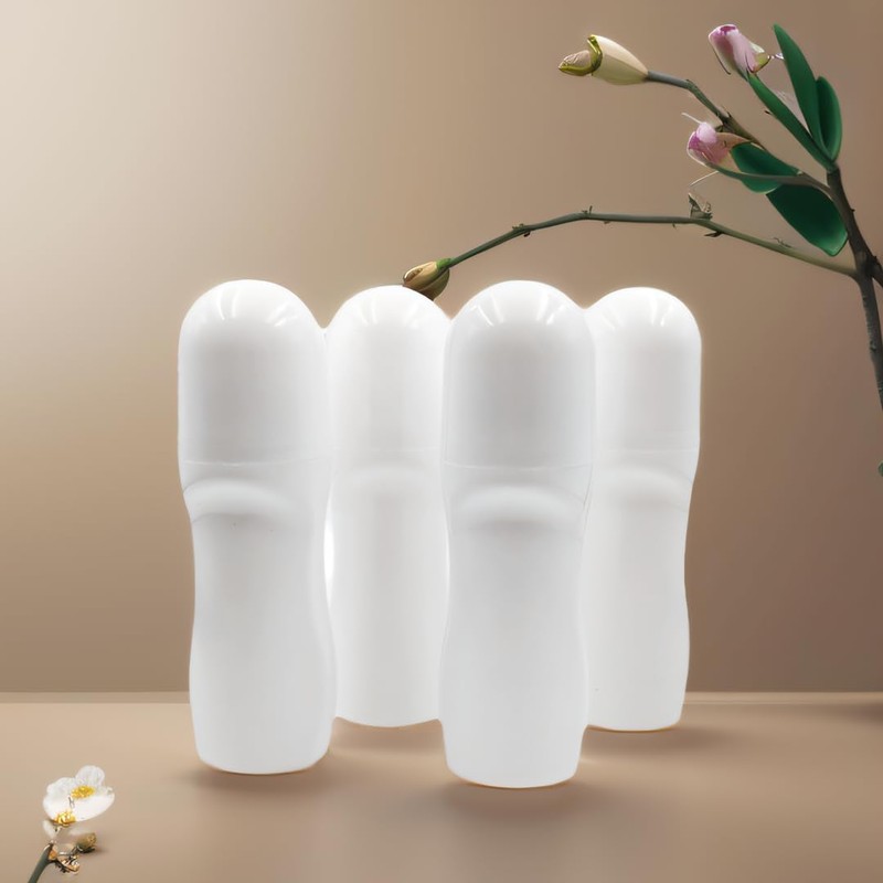 YYNGJCK 4Pcs Plastic Roller Bottles 1.7 oz /50 mL Reusable