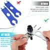 2 PC Pluggable Mounting Tool Key Tensioner Set Aluminium Tool